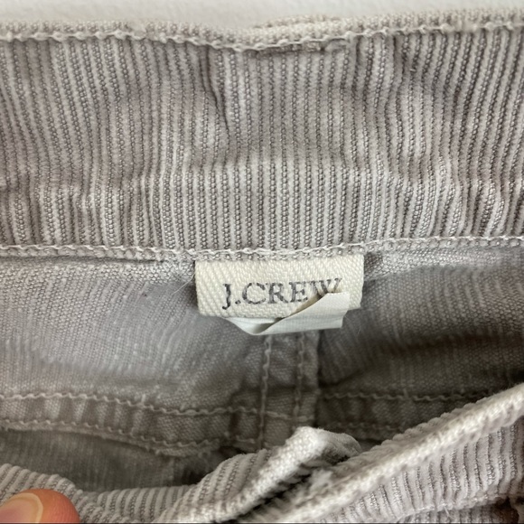 J.Crew Light Grey City Fit Corduroy Pants 26 Short - Picture 2 of 8